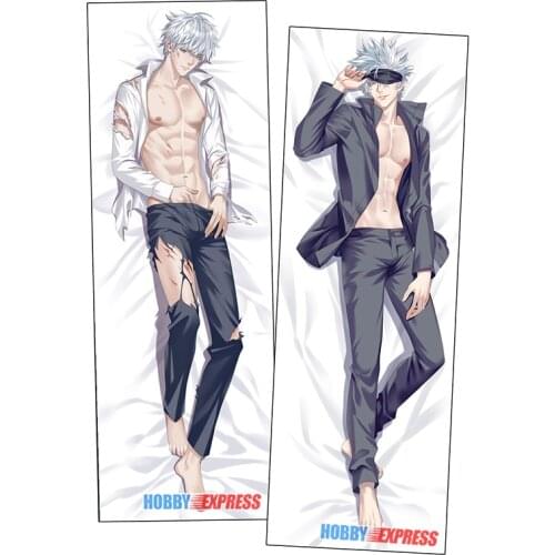 Hobby Express Anime Dakimakura Japanese Otaku Waifu Hugging Body Pillow Cover Jujutsu Kaisen Satoru Gojou 21130