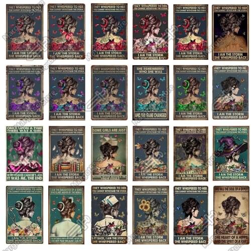 Once Upon A Time There Was A Girl Who Really Loved Cats It Was Me,Living Room Bathroom Kitchen Coffee Retro Decor Art Wall Plate