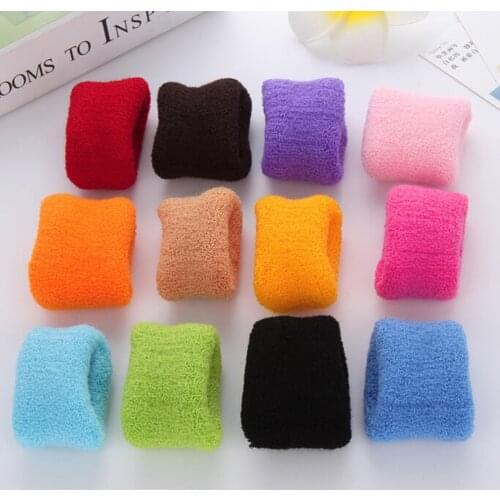 1pcs Gum Rubber Bands Colorful Black Elastic Seamless Ponytail Holders New Fashion Girl Women Tie Gum