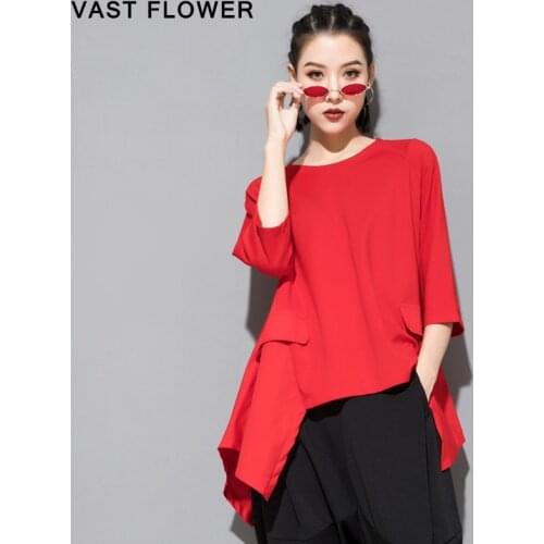 VAST FLOWER Women's Silk T-Shirts
