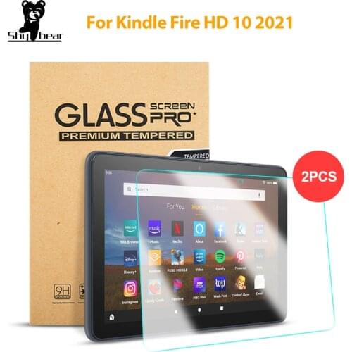 Screen Tempered Glass for Kindle Fire HD 10 2021 Protector Film for Kindle10th 2019