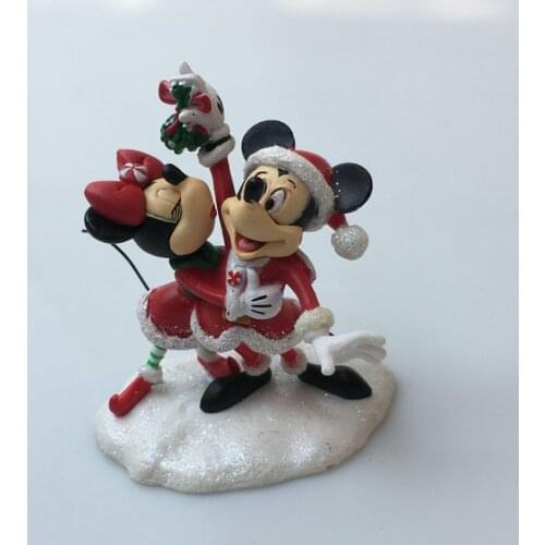 1pieces 6cm Mickey Minnie Christmas gifts DIY materials cake decorations collection ornaments