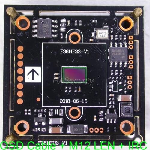 1080P / 720P / D1 AHD / CVI / TVI / CVBS (D1) 1/2.9" F23 CMOS sensor + FH8536H CCTV camera PCB board module (UTC) +M12 LENs +IRC