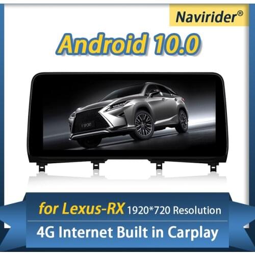 4GB RAM Android 10 Car Audio Radio For Lexus RX 200t RX200t 2020 RX300 RX330 RX350 RX400h RX450h RX350L RX450hL GPS Navigation