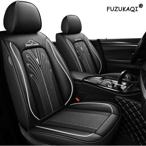 FUZHKAQI Leather car seat cover for vw golf 4 5 6 Volkswagen polo sedan 6r 9n passat b5 b6 b7 Tiguan auto accessories seat cover