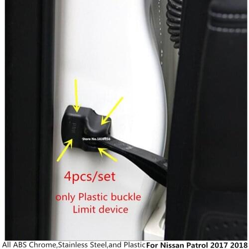 For Nissan Patrol 2017 2018 2019 2020 Car Anti Rust Water Proof Door Lock Key Keys Plastic Buckle Limit Device Trim