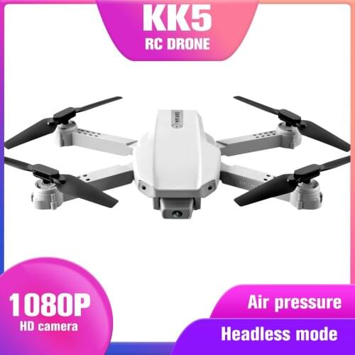 KK5 RC Drone with Camera 1080P Wifi FPV Drone Mini Folding Quadcopter Toy for Kids with Gravity Sensor Control Gesture