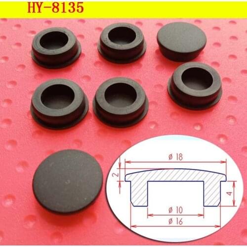 Insulating T-type silicone sealing plug stopper 16mm rubber plug cover steel pipe plug rubber bulkhead 15mm hole stopper gasket