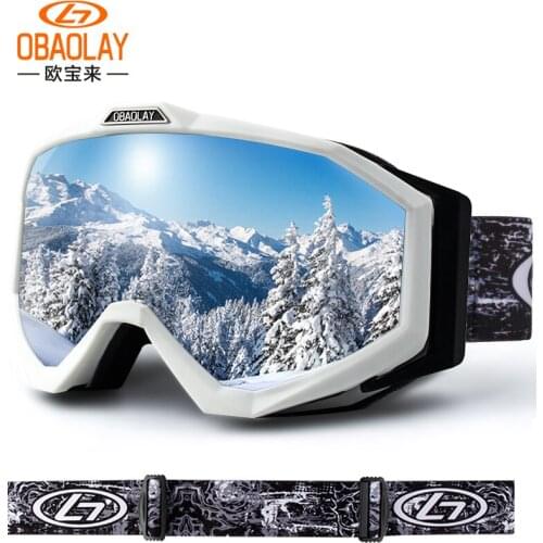Ski goggles for adult snowfield men and women outdoor mountaineering windproof and snow blind glasses