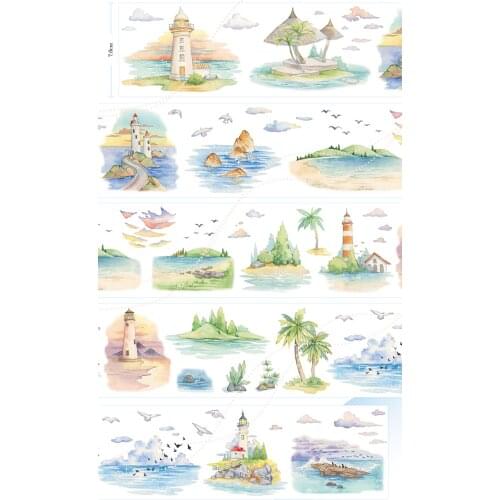 Lovely Summer Days Washi Tape for Card Making Bullet Journal DIY Scrapbooking Decorative Stickers