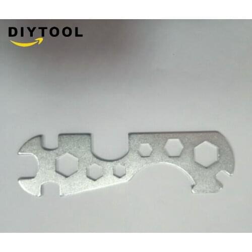 Multifunctional wrench bicycle wrench flower piece punching multi-hole wrench repair tire repair tools