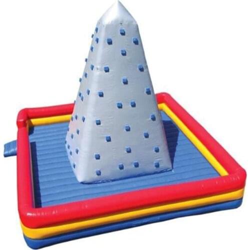 Customize Hill shape inflatable climbing wall for amusement