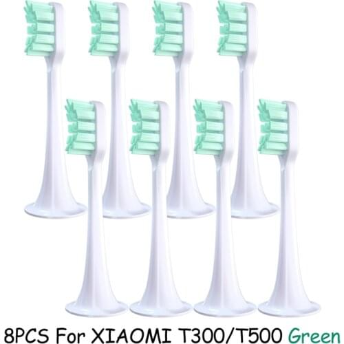 ToothBrush Replacement Heads For Xiaomi T300/T500 MIJIA Green Blue Pink Electric Toothbrush Heads Action Clean Sonicare Flexcare