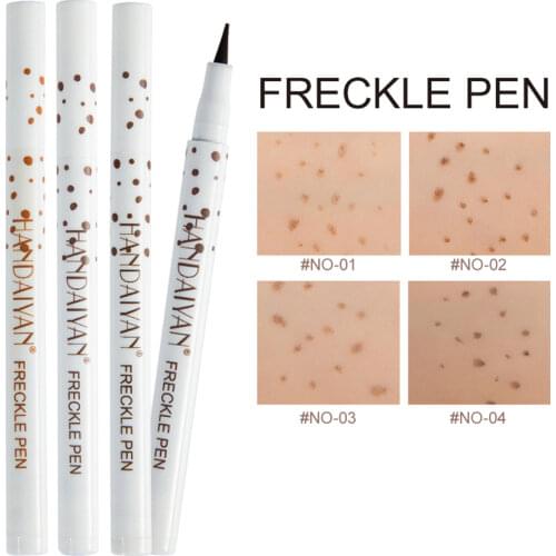 Natural Freckle Pen Popular Makeup Embellishment Pen Spots Fake Makeup Pen Waterproof Durable Cosmetics Dot Spot Pen