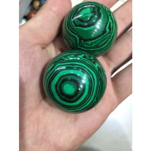 New style 40-50mm malachite turquoise crystal ball healing magic stone crafts decorative family gifts