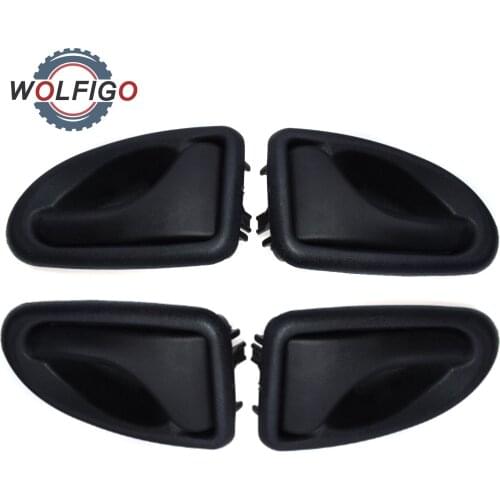 WOLFIGO Front Rear Left Right Inside Inner Door Handle For Renault Megane I Grand Tour Scenic I Clio II 7700830078 7700830079