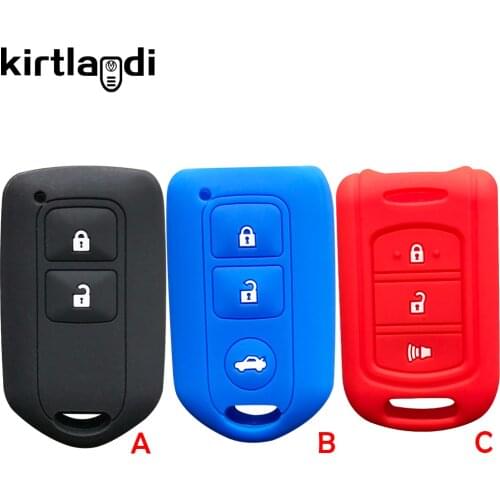 Silicone Car Key Cover Shell Case for Toyota Vios FS/Yaris L/E'Z/Prado 150 Holder Remote Fob Auto Accessories Keyless Keychain
