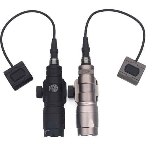 Airsoft M300 M300A LED 340lumens Mini Scout Light with ModButton Remote Switch Weapon Tactical Flashlight Hunting Rifle Torch