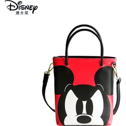 Disney Bag Women Hanbags Baby Girl Mom Cute Small Diaper Bag Mummy Tote Bag Mickey Mouse Bag PU