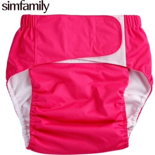 [simfamily]1 Pc Adult Cloth Diaper, Incontinence Pants, Working with Disposable Pad,wholesale Selling for Kids Children Diaper