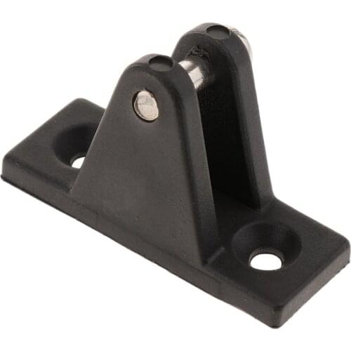 Top Deck Hinge 90 Degree Boat Top/Cover Fittings Plastic Flat Base Hardware