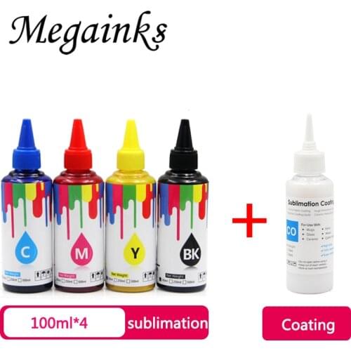Universal Sublimation Ink refill heat transfer ink with coating For Epson ET2700 2750 3700 3750 4750 7750 770 Printer