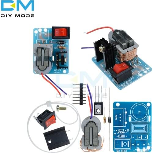 High Frequency 15KV DC High Voltage Arc Ignition Generator Inverter Boost Module Step Up 18650 DIY Kit U Core Transformer Suite