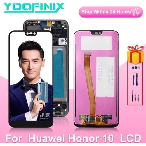 5.84" Original For Huawei Honor 10 Display LCD Touch Screen Digitizer Display Replacement Parts For Honor 10 LCD