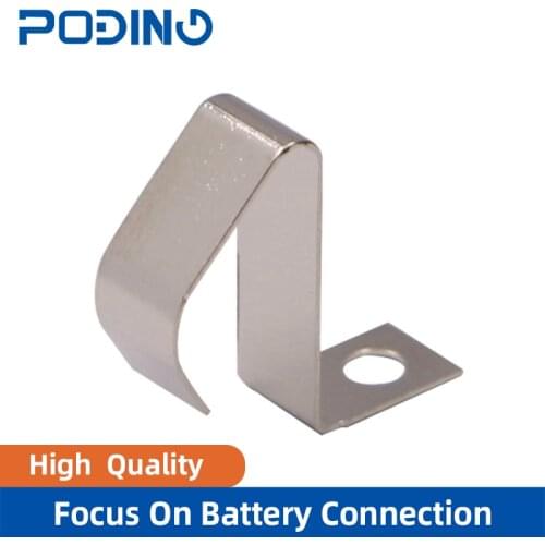 Poding Hot Sale 14250 Battery Contacts For Spring Steel SMD 1/2AA Battery Shrapnel BC-5231