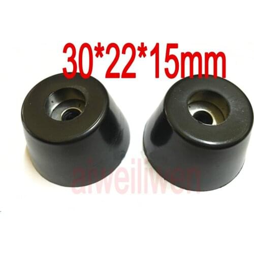 30*22*15 Trapezoid Rubber pads Desk and chair MATS furniture computer case instrument Rubber machine feet Shock absorption