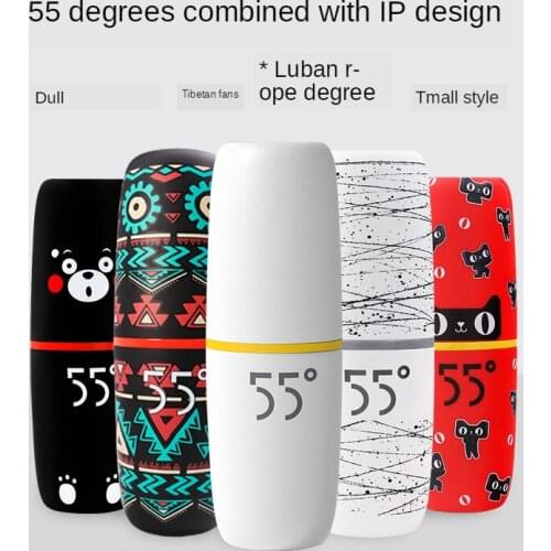 55 Degree Cup Shake Fast Cooling Cup Christmas Thermos Female Intelligent Thermostatic Water Cup Children insulated water bottle