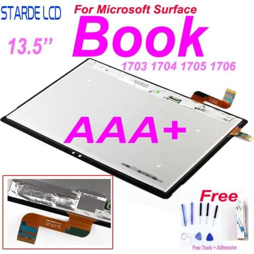AAA+ Starde Original LCD For Microsoft Surface Book1 Book 1 1703 1704 1705 1706 LCD Display Touch Screen Digitizer Assembly