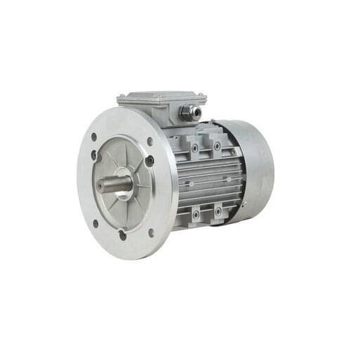 AC380V1400rpm B5 vertical / horizontal round flange aluminum housing three-phase asynchronous motor with multiple power options