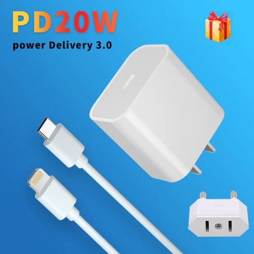 EXPUNKN Quick Charge 4.0 3.0 QC PD Charger 20W QC4.0 QC3.0 USB Type C Fast Charger for iPhone 12 X Xs 8 Xiaomi Phone PD Charger