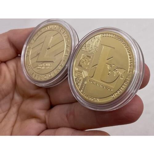 CO16-4 New Gold or Silver Litecoin COIN Digital Money Crypto Coin Cryptocurrency Collectible Great Gift