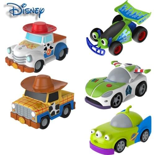Disney Toy Story 4 Alien Collection Toy Toy Story Simulation Model 1-3-6 Years Old Children’s Puzzle Inertial Glide Toy Car