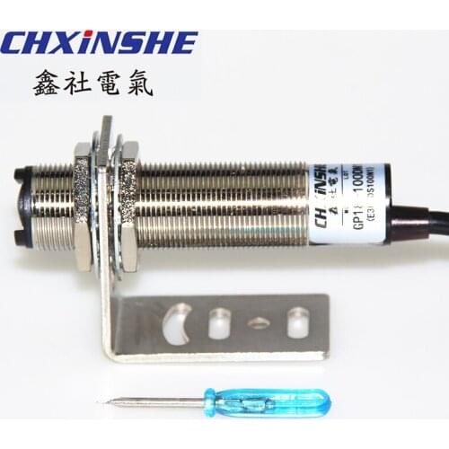 M18 Diffuse Reflection Infrared Photoelectric Sensor Long Distance 0-1 meter Adjustable 3-wire 10-30VDC GP18-100DN1