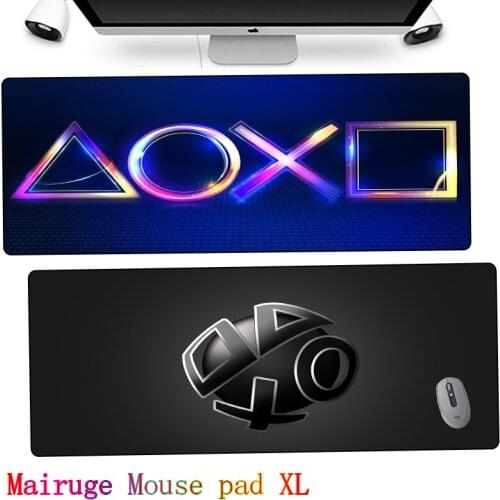 PlayStation theme Mouse pad anime XXL900x400 Gaming accessories desk mat gabinete gamer pc desk tapis de souris kawaii table