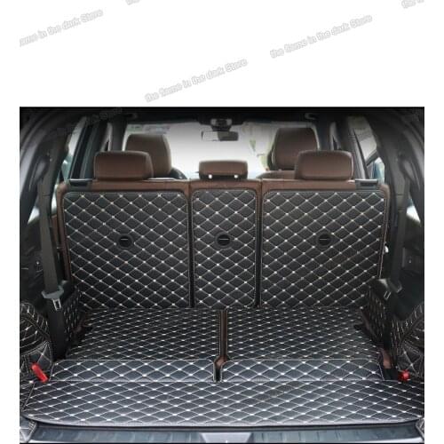 Leather Car Trunk Mat Cargo Liner for mercedes benz glb 200 2019 2020 2021 x247 5 7 seats accessories rear boot glb250 220 cover