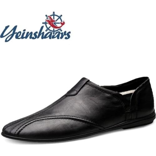 Retro Mens Shoes Loafers Lightweight Slip on Driving Shoes Male Casual Non-Slip Leisure Walk Flats Fashion Shoes Men Big Size 47