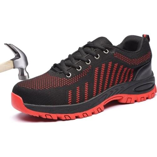 Breathable Steel toe Work Safety Shoes For Men Boots Ultra Anti-smashing Piercing Mens Sneakers Casual Sports Safty Shoes Labor