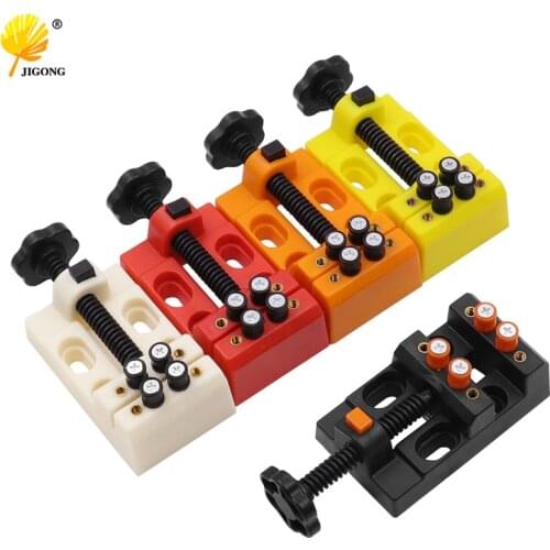 Mini Table Vise Jaw Carving Bench Clamp Drill Press Vice Micro Clip Plate Adjustable Pliers DIY Jewelry Hand Tools