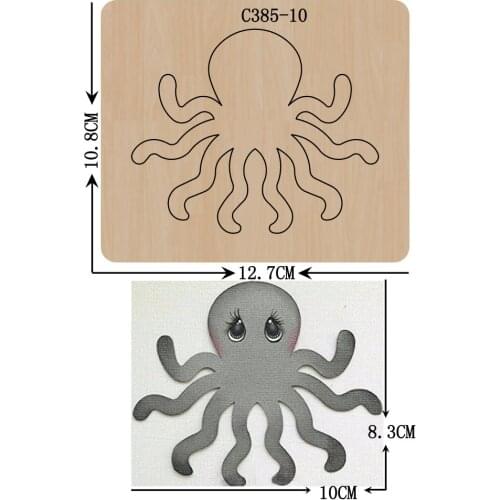 New octopus Wooden die Scrapbooking 385-10 Cutting Dies