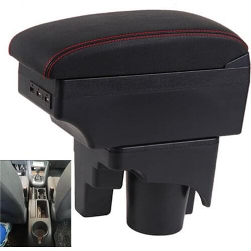 For VW Golf 6 golf 5 Mk6 MK5 jetta 5 armrest box central Store content Storage box armrest box with cup holder USB interface