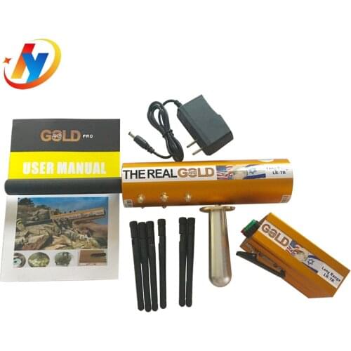 Real Gold AKS Long Range Metal Detector 6 Antennas With Paper Box Detect Gold Silver Diamond