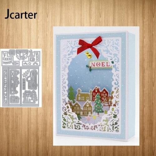 Greeting Card House Car Tree Letters Metal Cutting Dies Shape Scrapbook Craft Die Cut Stencil Card Make Mould Sheet Decoration