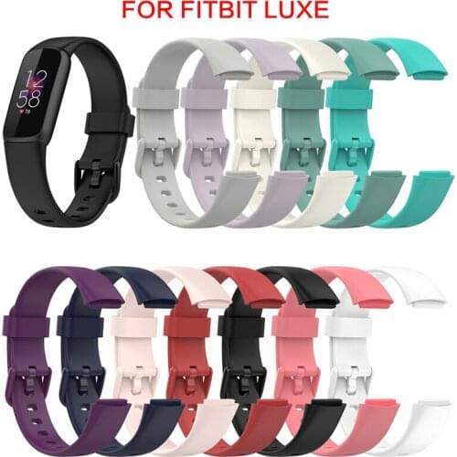 Wrist Strap For Fitbit Luxury Watch Band For Fitbit Luxury Silicone Bracelet Adjustable Loop Replacement Watch Belt Watchband