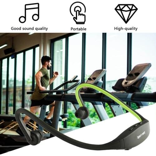 2GB Sports Earphone Wireless Running Playing Outdroor Headphone MP3 Music Player TF Card Slot Stereo Waterdicht Running Headset