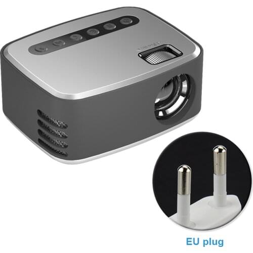 LED Light USB Handheld Bedroom 1080P HD Mini Projector Home Theater Portable AV Durable Laptop Video Player With Remote Control