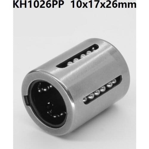 20pcs/lot KH1026PP mini linear ball bearings pressing linear bushing for cnc router 10x17x26mm